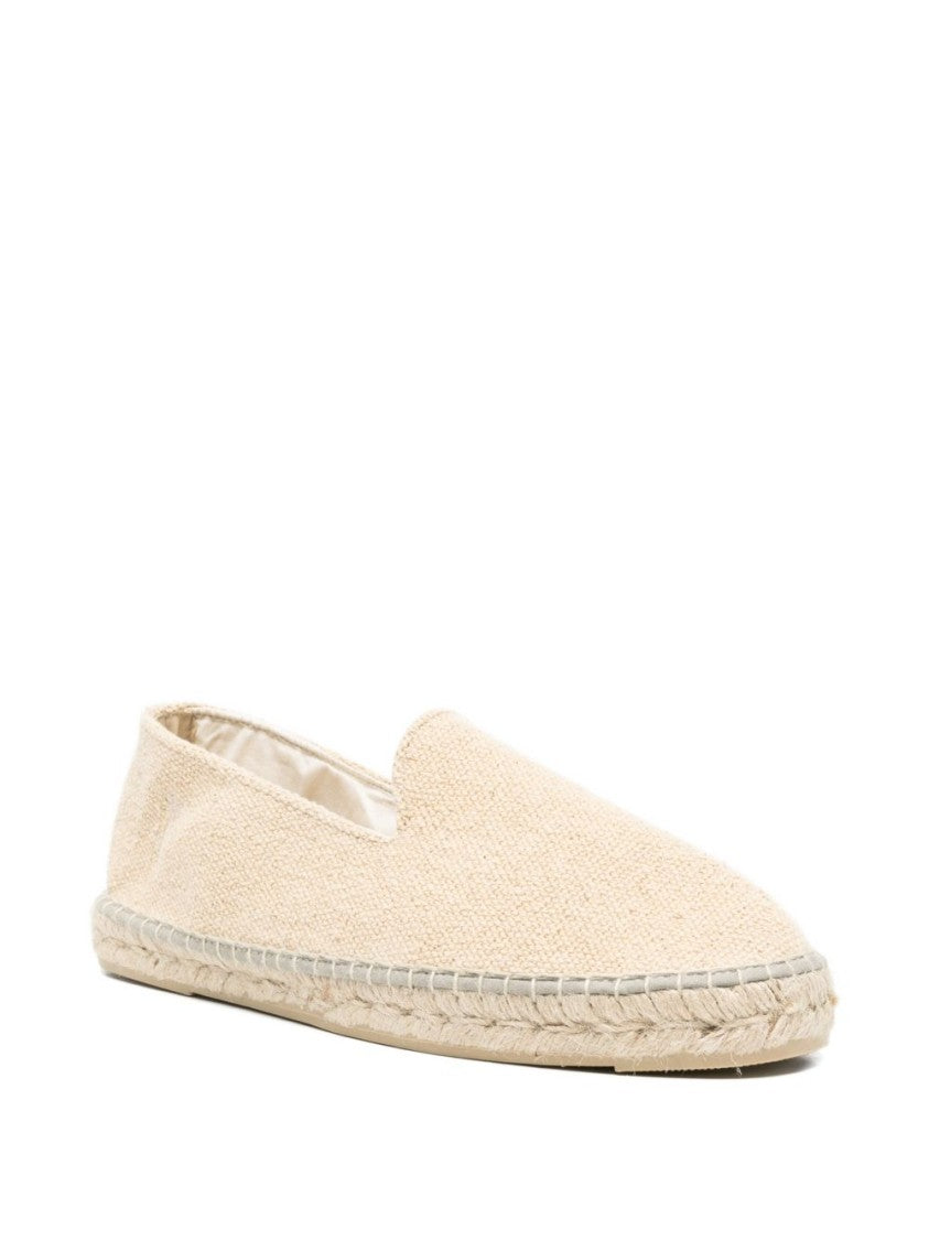 Manebi Textured Cotton Jute Sole Espadrilles