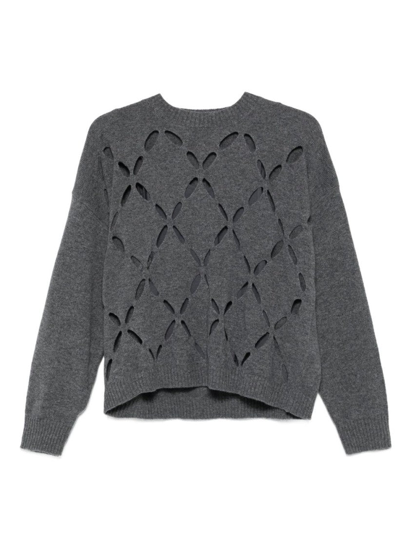 Liu Jo Textured Wool Knit Sweater