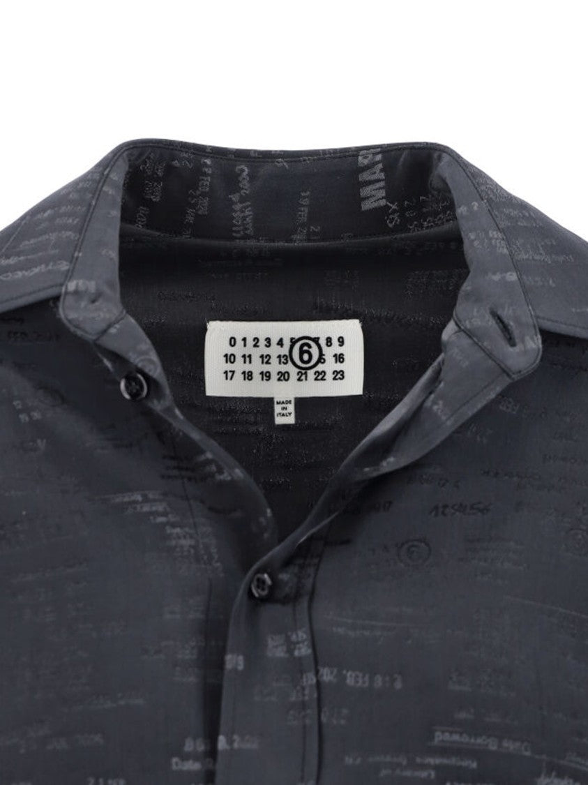 Mm6 By Maison Margiela Logo Shirt – Grey