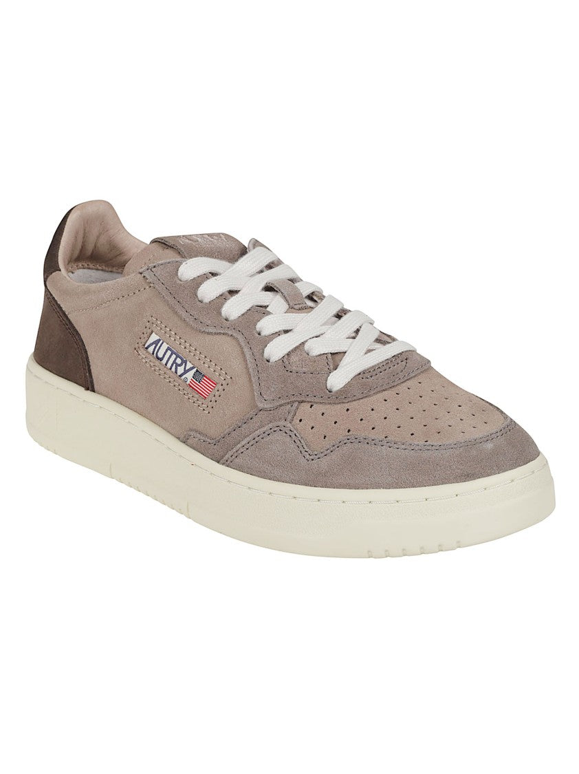 Autry Medalist Low Matte Suede Low-Top Sneakers