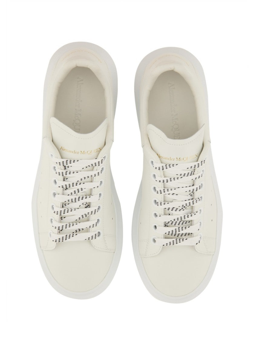 Alexander Mcqueen Oversize Exaggerated Sole Leather Sneakers