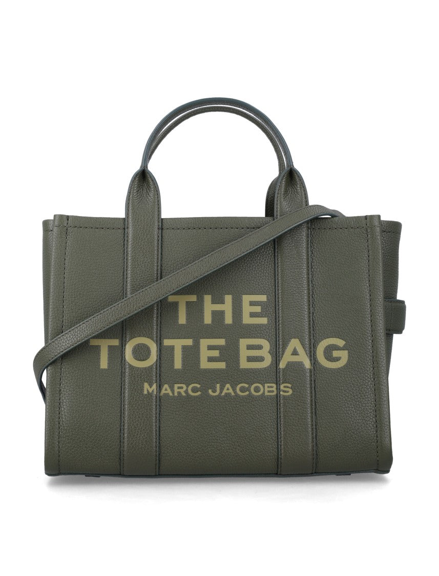 Marc Jacobs Green The Medium Leather Tote Bag