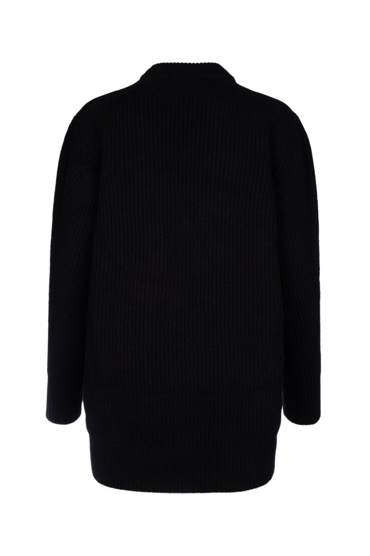 Alexander Mcqueen Oversized Floral Design Sweater