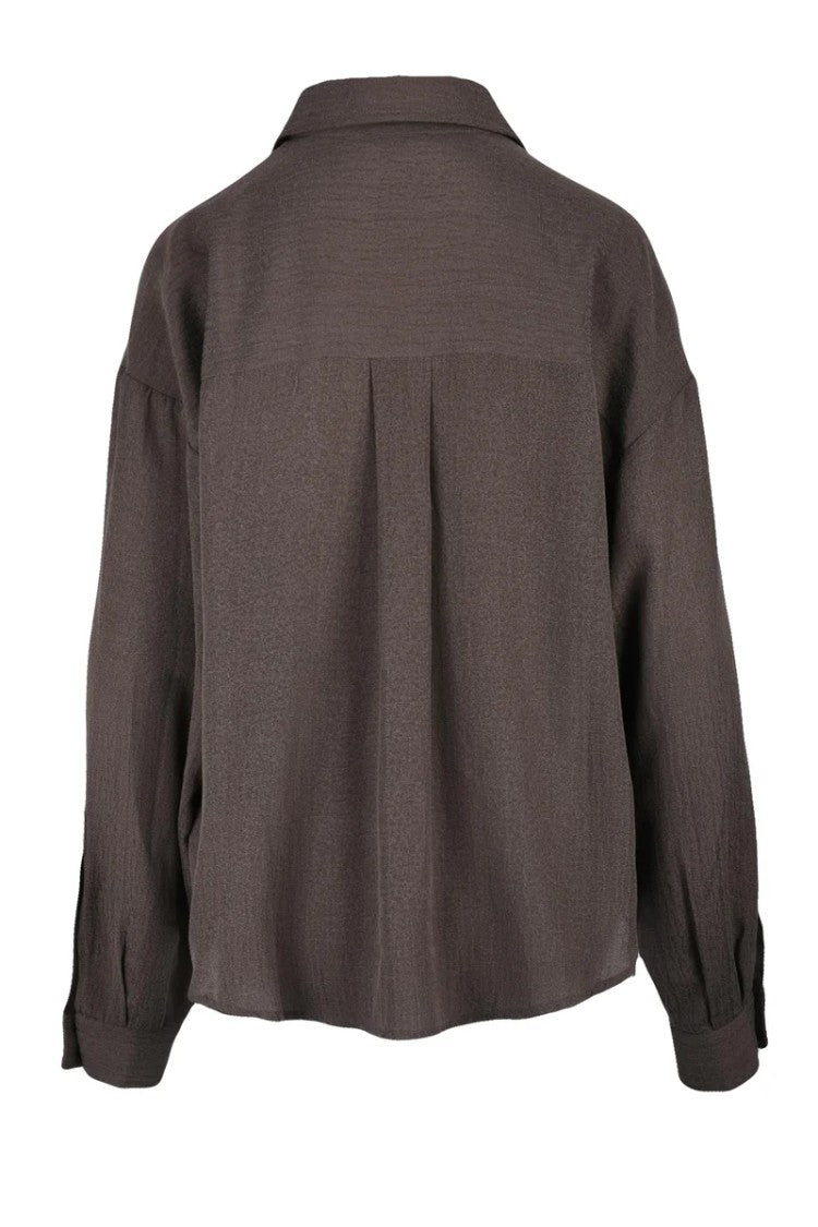 Ballantyne Silk Shirt - Brown
