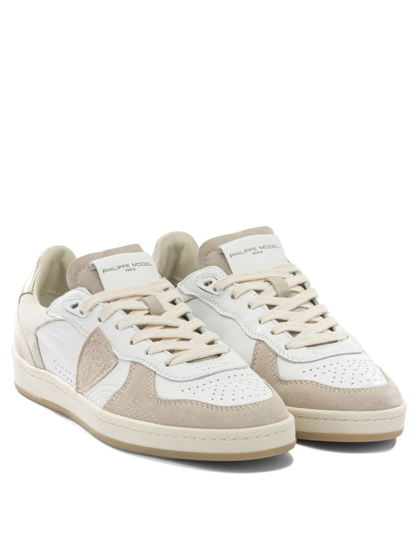 Philippe Model Paris Low-Top Sneakers With Leather