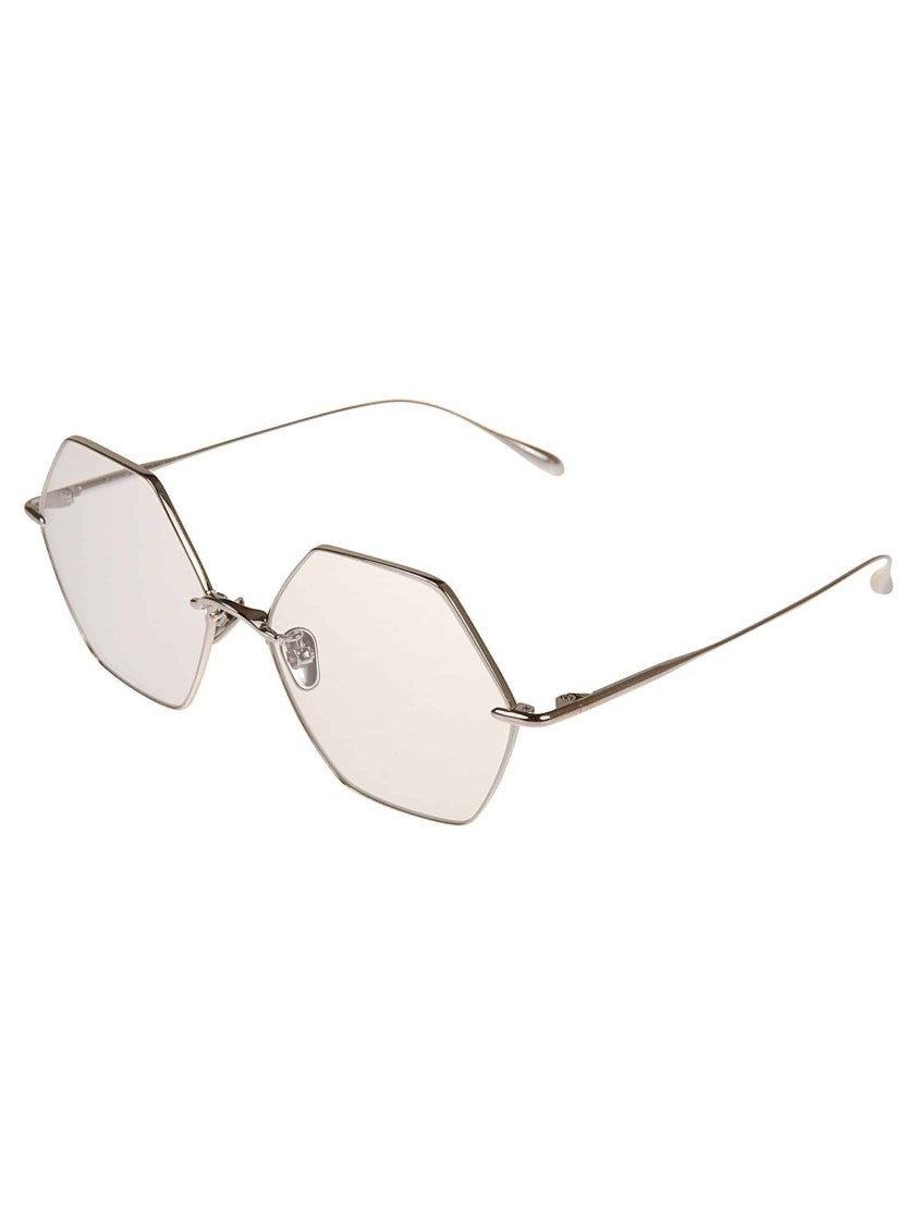 Eque M. California Signal Ss Geometric Hexagonal Sunglasses With Minimalist Metal Frame
