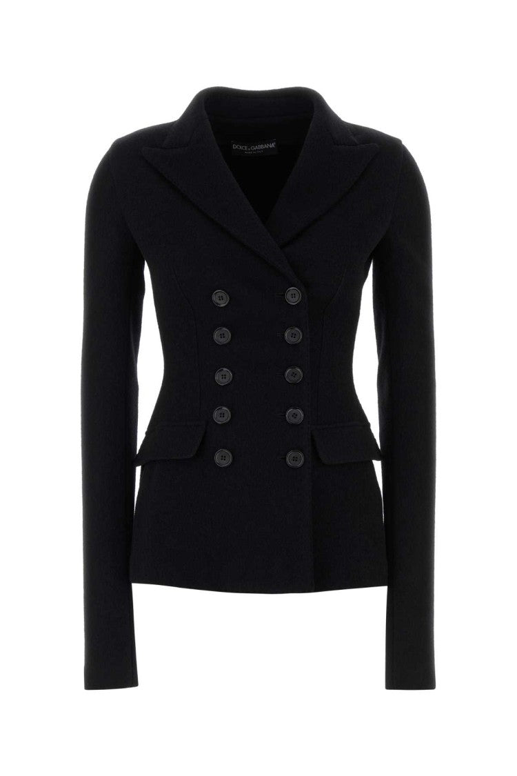Dolce & Gabbana Black Wool Blazer