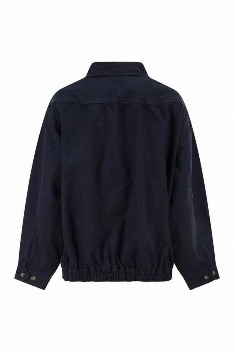 Polo Ralph Lauren Classic Black Jacket With Embroidered Logo Detail