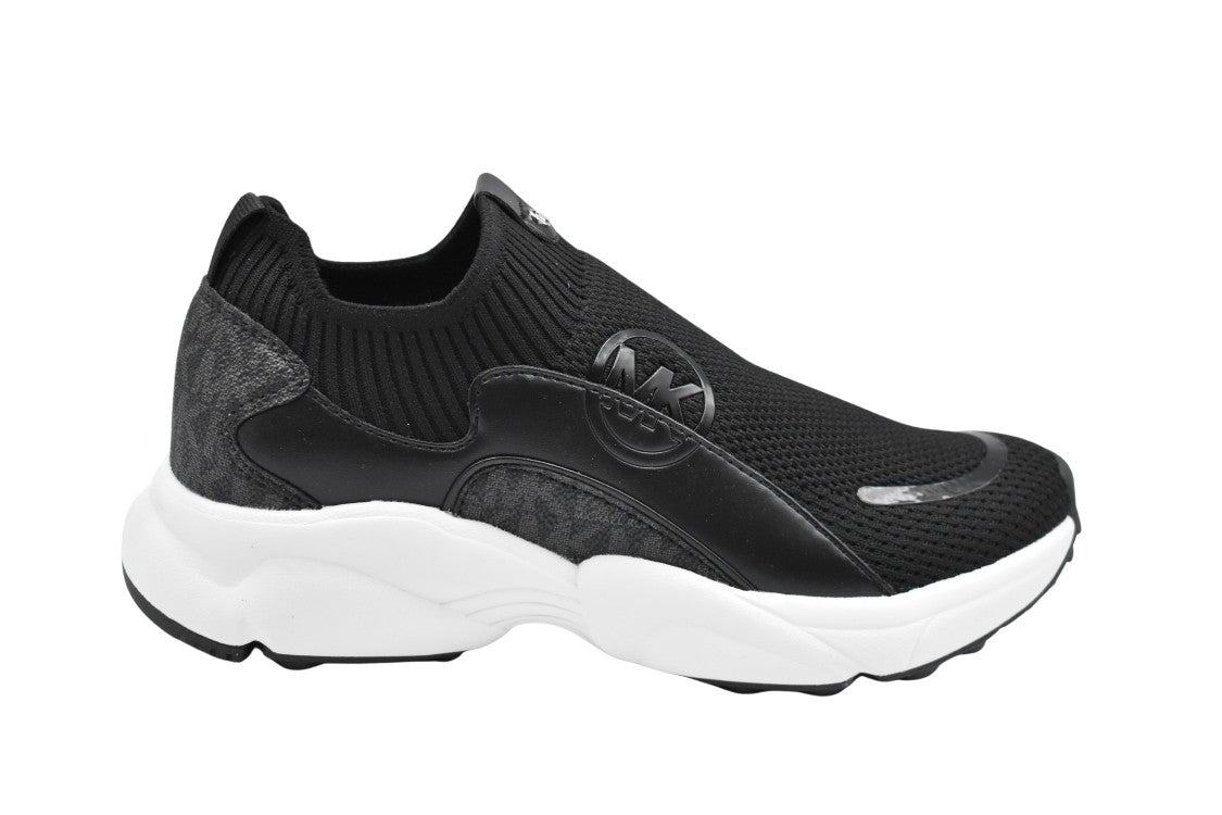 Michael Kors Low-Top Black Knit Shoes With Sole