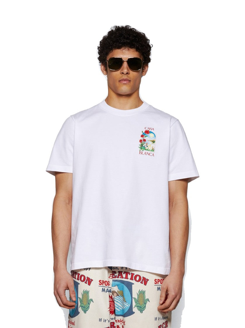 Casablanca La Days Printed Tee White