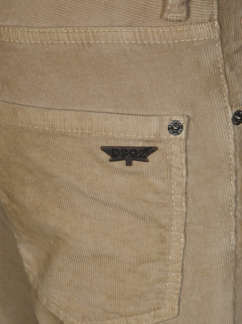 Dsquared2 Slim Fit Five-Pocket Pants With Classic Closure