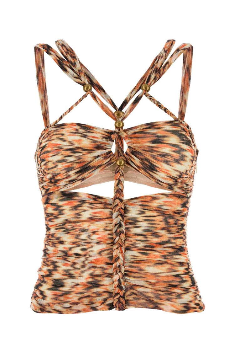 Isabel Marant Printed Silk Revon Top