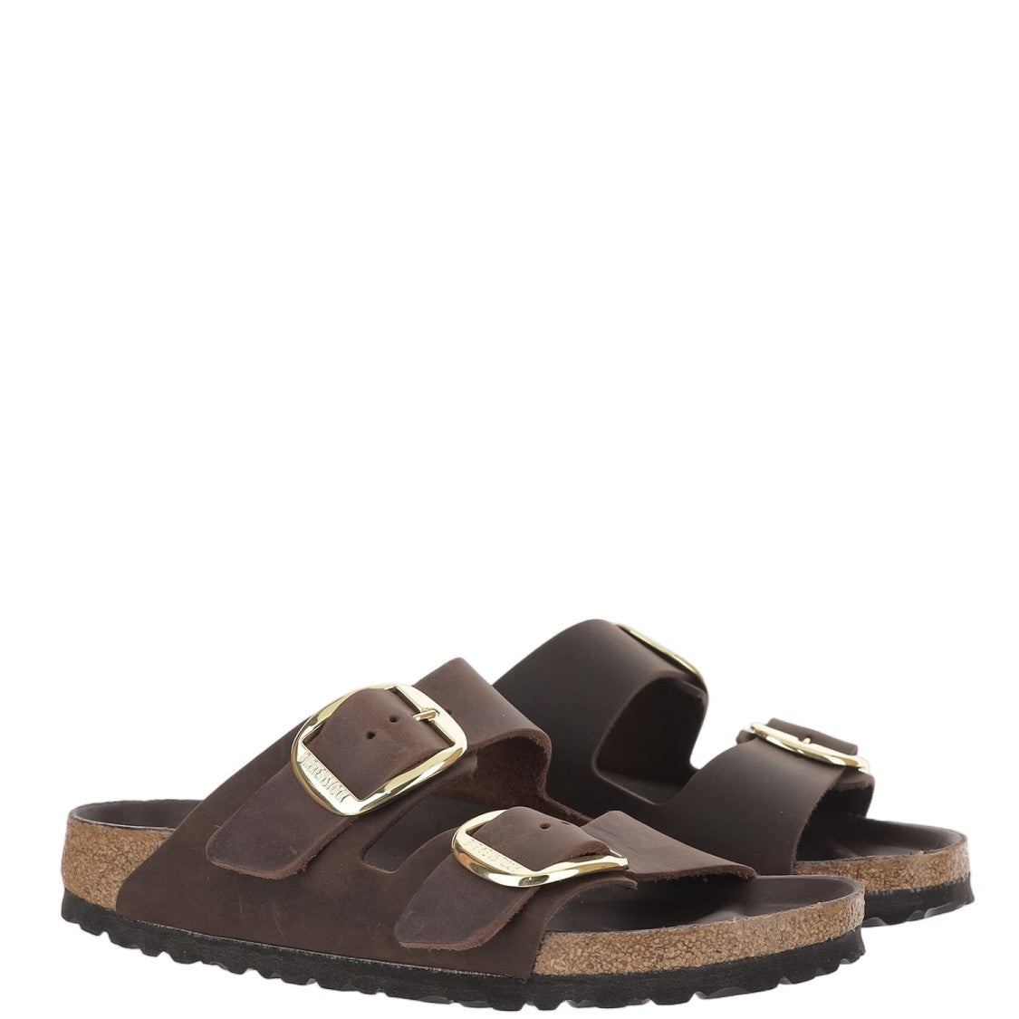 Birkenstock Open-Toe Arizona Sandals With Buckle Closure And Cork Sole
