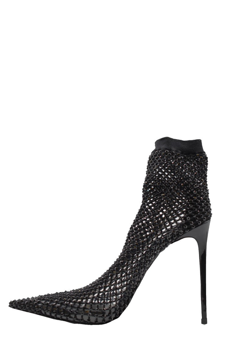 Lesilla Black Calf Leather Pumps