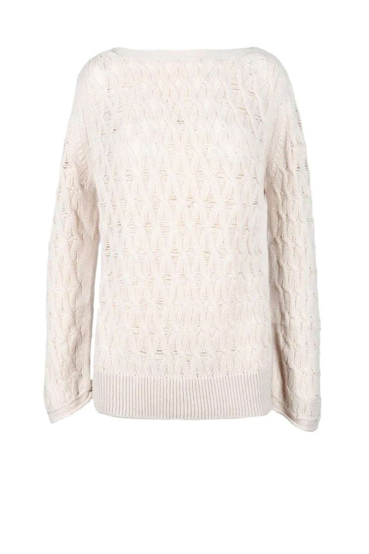 Malo Optimum Cashmere Wool Sweater - Beige