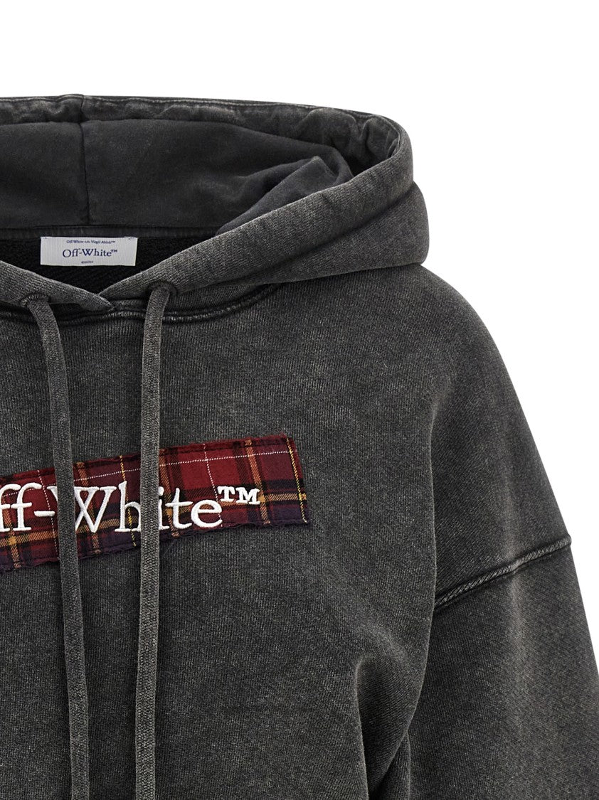 Off-White Check Flan Bookish' Hoodie