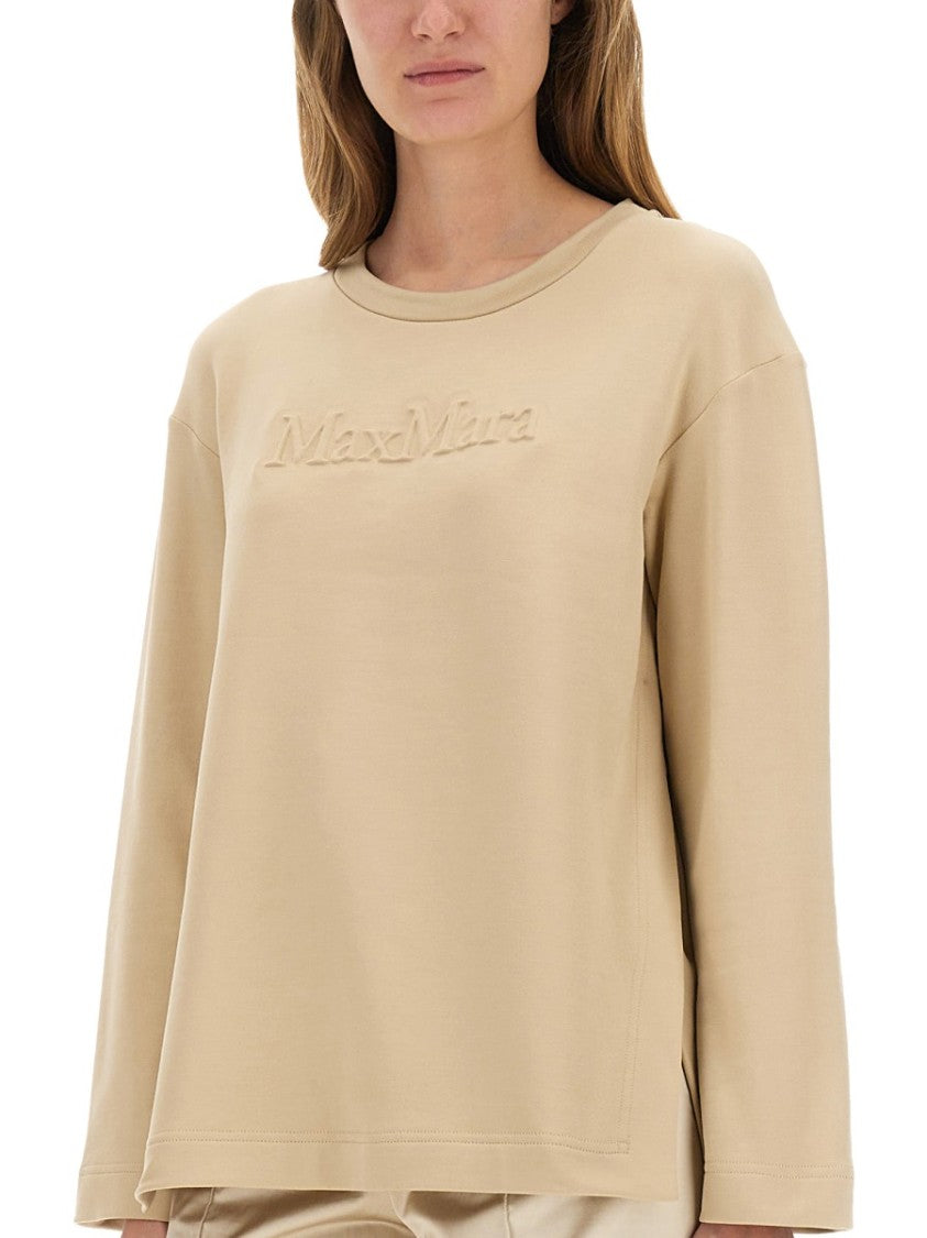 Max Mara Berma Silk-Cotton Blend Sweatshirt