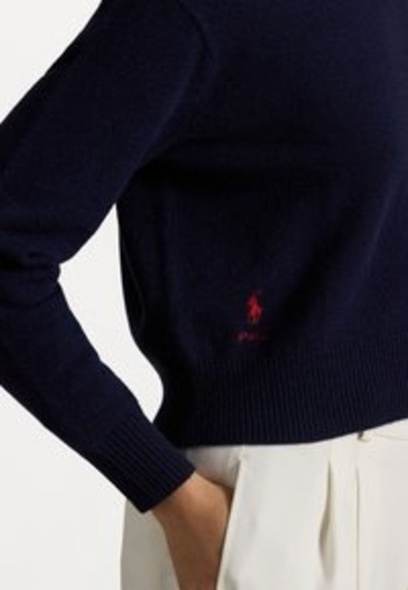 Polo Ralph Lauren Medium-Weight Knit Sweater With Ribbed Cuffs