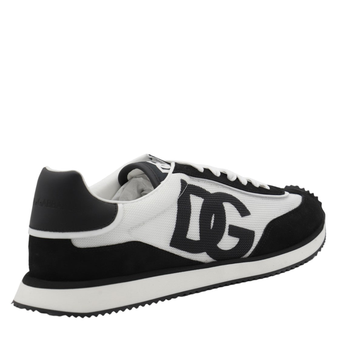 Dolce & Gabbana Low-Top Sneakers With White Mesh Base
