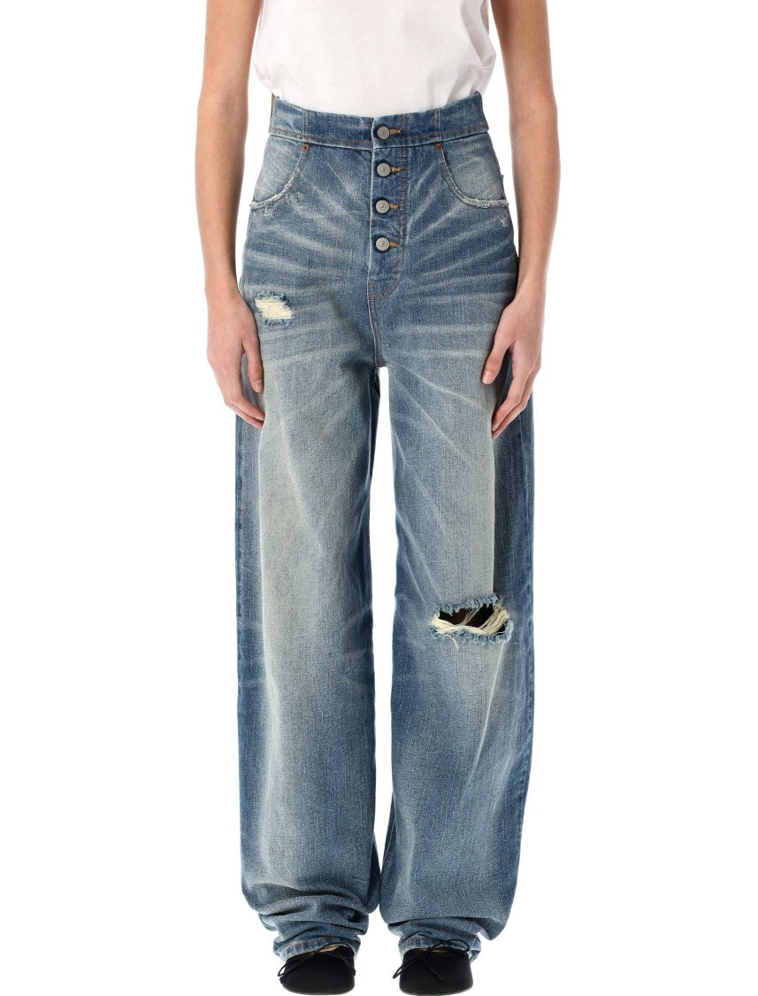 Mm6 By Maison Margiela Rhianna Denim Jeans