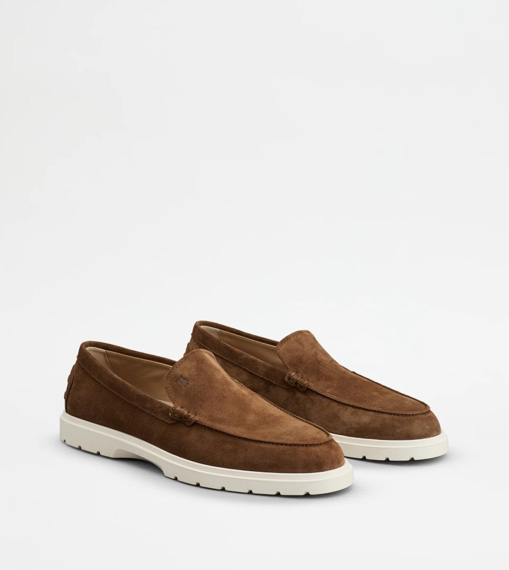Tod's Suede Leather Moccasin Loafers