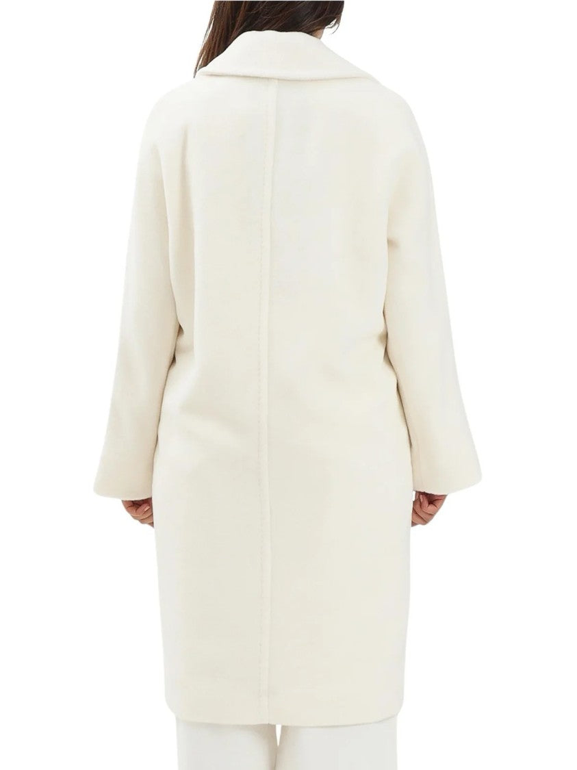 Max Mara Double-Breasted Tokio Alpaca Wool Coat With Minimalist Design