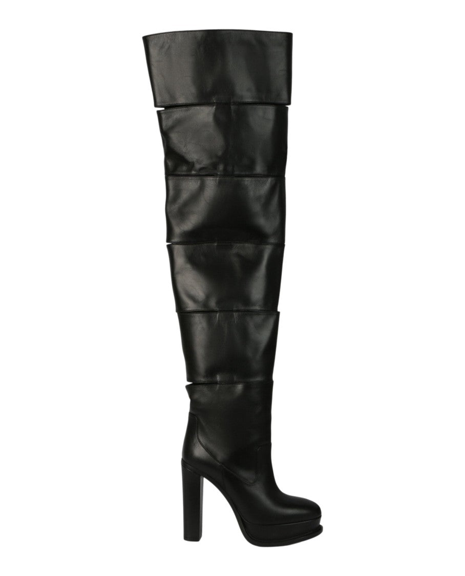 Alexander Mcqueen Slash Over-The-Knee Boots
