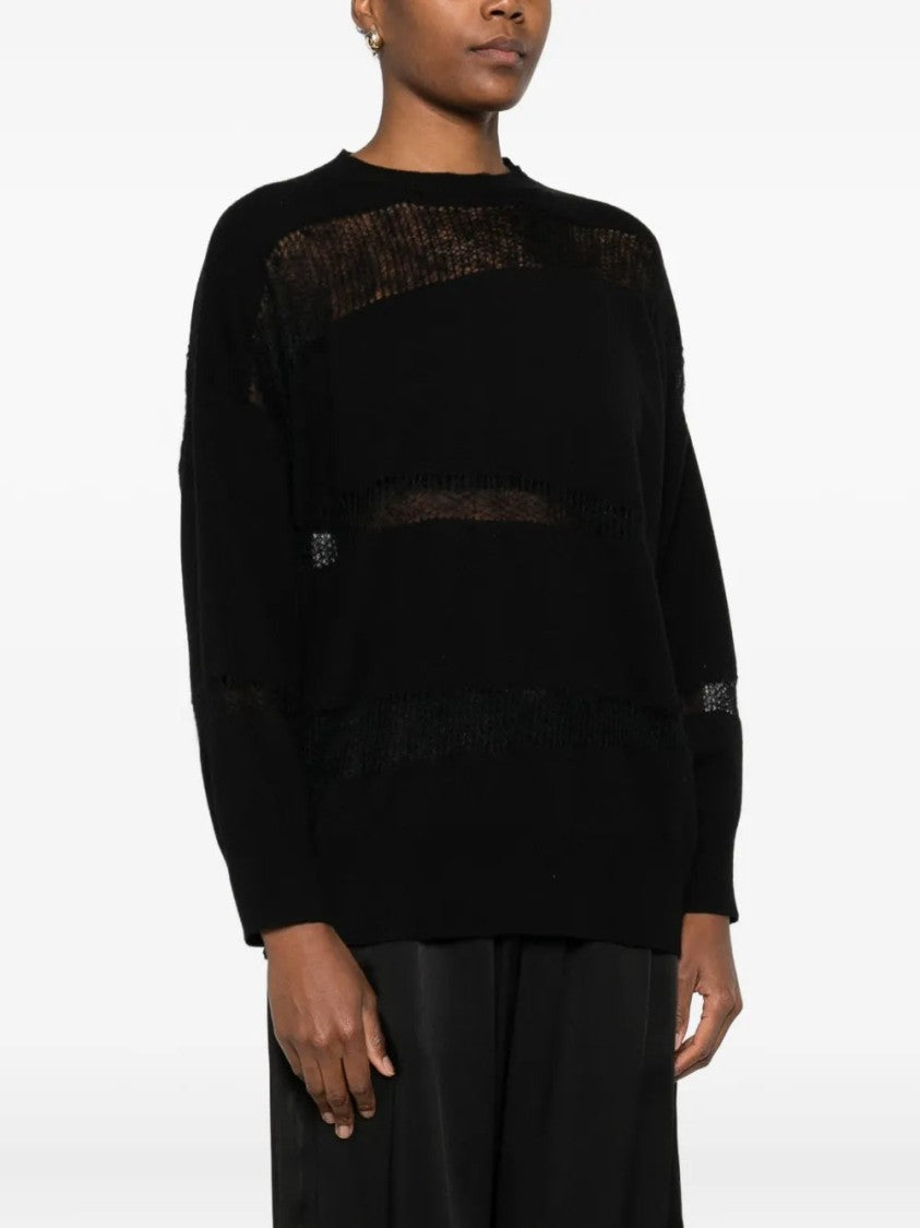 Fabiana Filippi Mesh-Panel Sweater