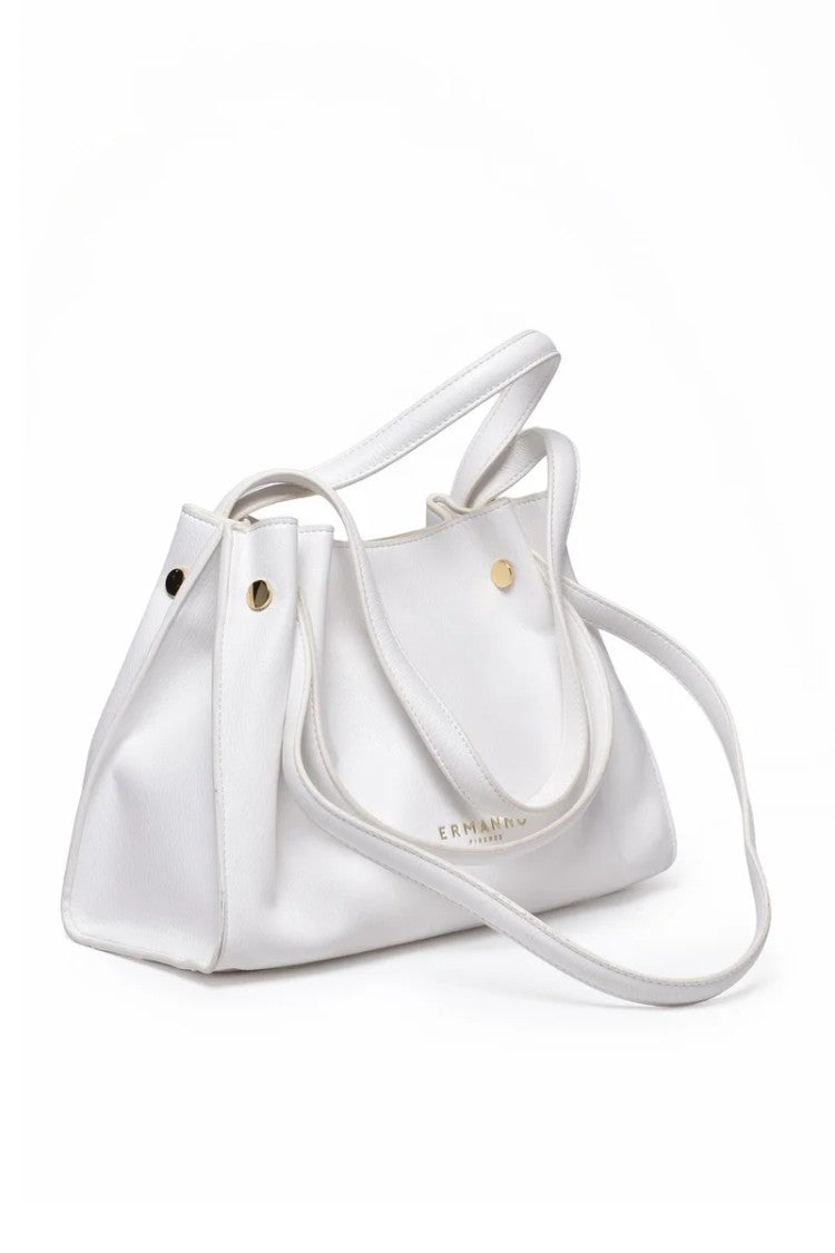 Ermanno Firenze Medium Tote Teresa Bag - White