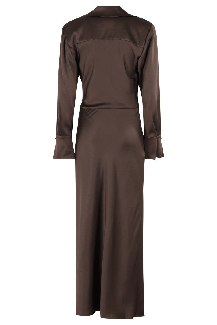 Simkhai Talita Draped Midi Dress