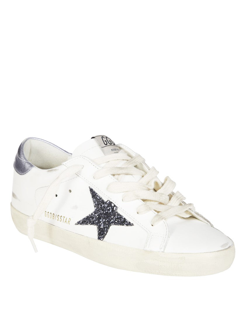 Golden Goose Low-Top White Leather Sneakers
