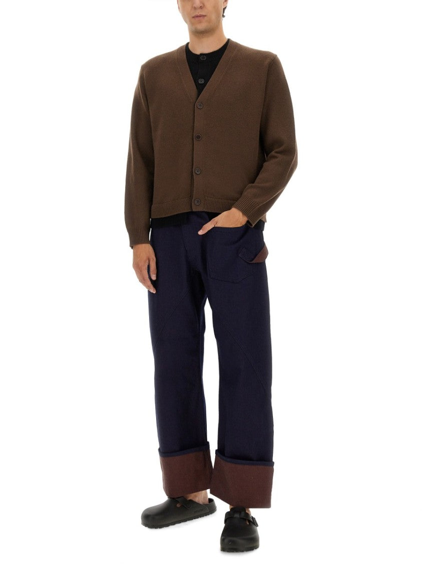 J. W. Anderson Contrasting Layered Cardigan