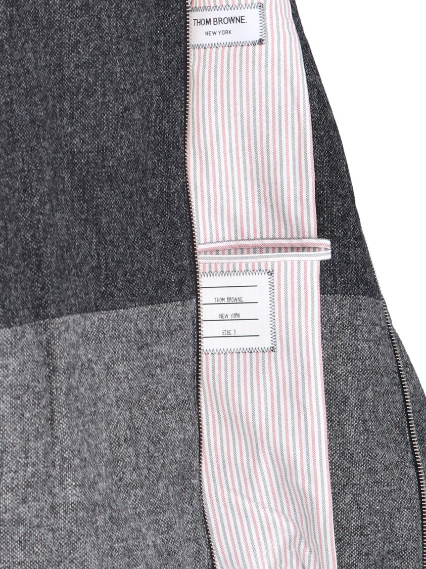 Thom Browne "Donegal Tweed" Blazer – Gray