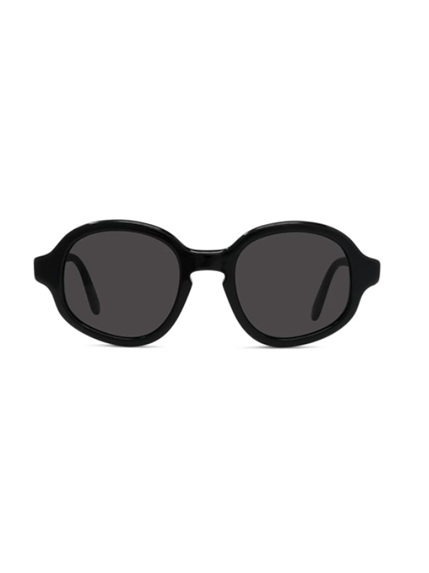 Loewe Black Lw40184u Oval Glossy Sunglasses