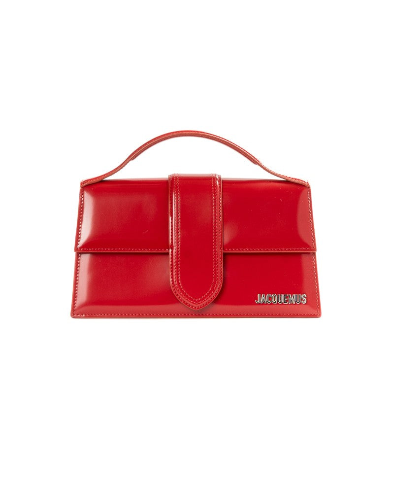 Jacquemus Red Le Grand Bambino Patent Leather Shoulder Bag