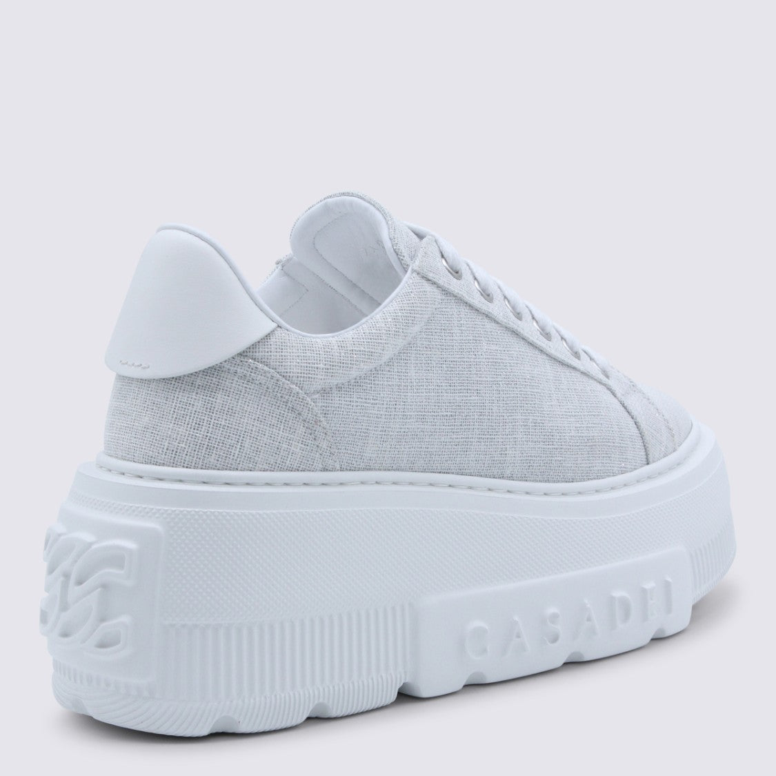 Casadei Grey Leather Nexus Solar Eclipse Sneakers