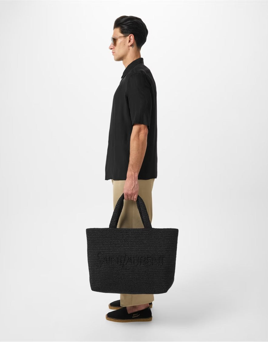 Saint Laurent Embroidered Logo Espadrilles