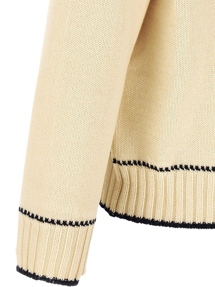 Golden Goose Journey Rindley Cotton-Blend Printed Knit Polo Shirt