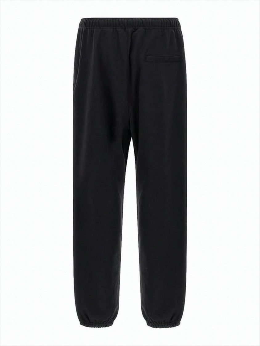 Y-3 Relaxed Fit Black Jogging Pants With Drawstring Waist