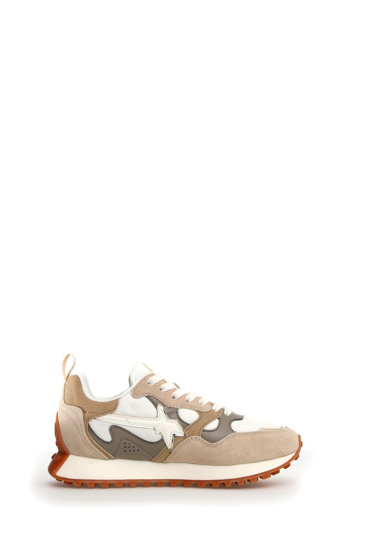 W6yz Suede And Technical Fabric Sneakers Star