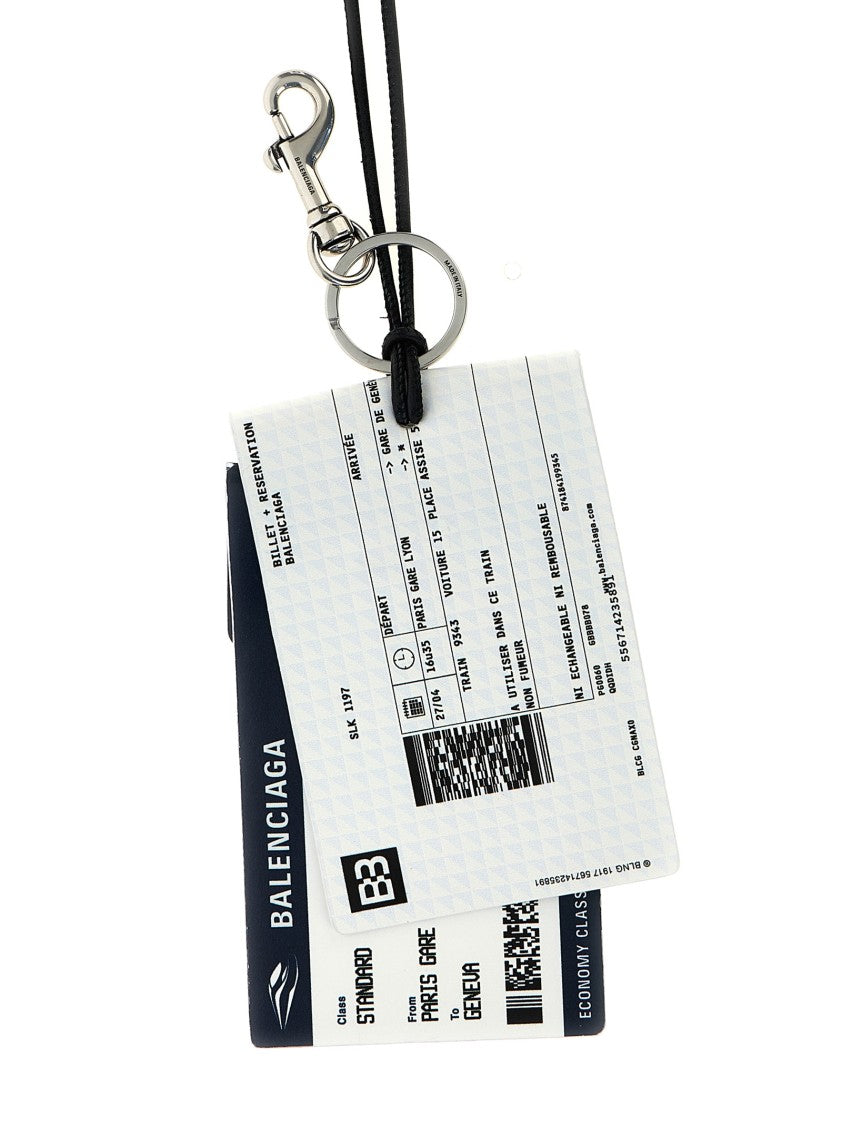 Balenciaga 'Train Ticket' Keyring