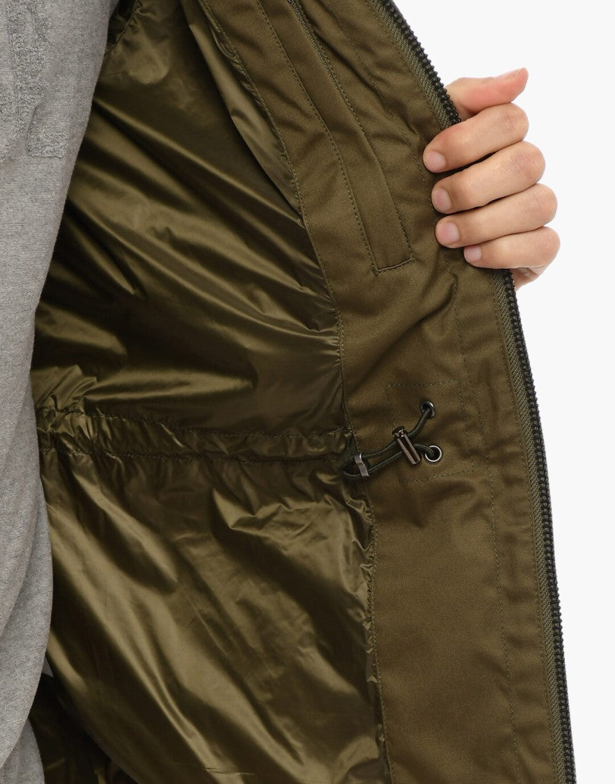 Woolrich Army Olive Cotton Utility Field Jacket