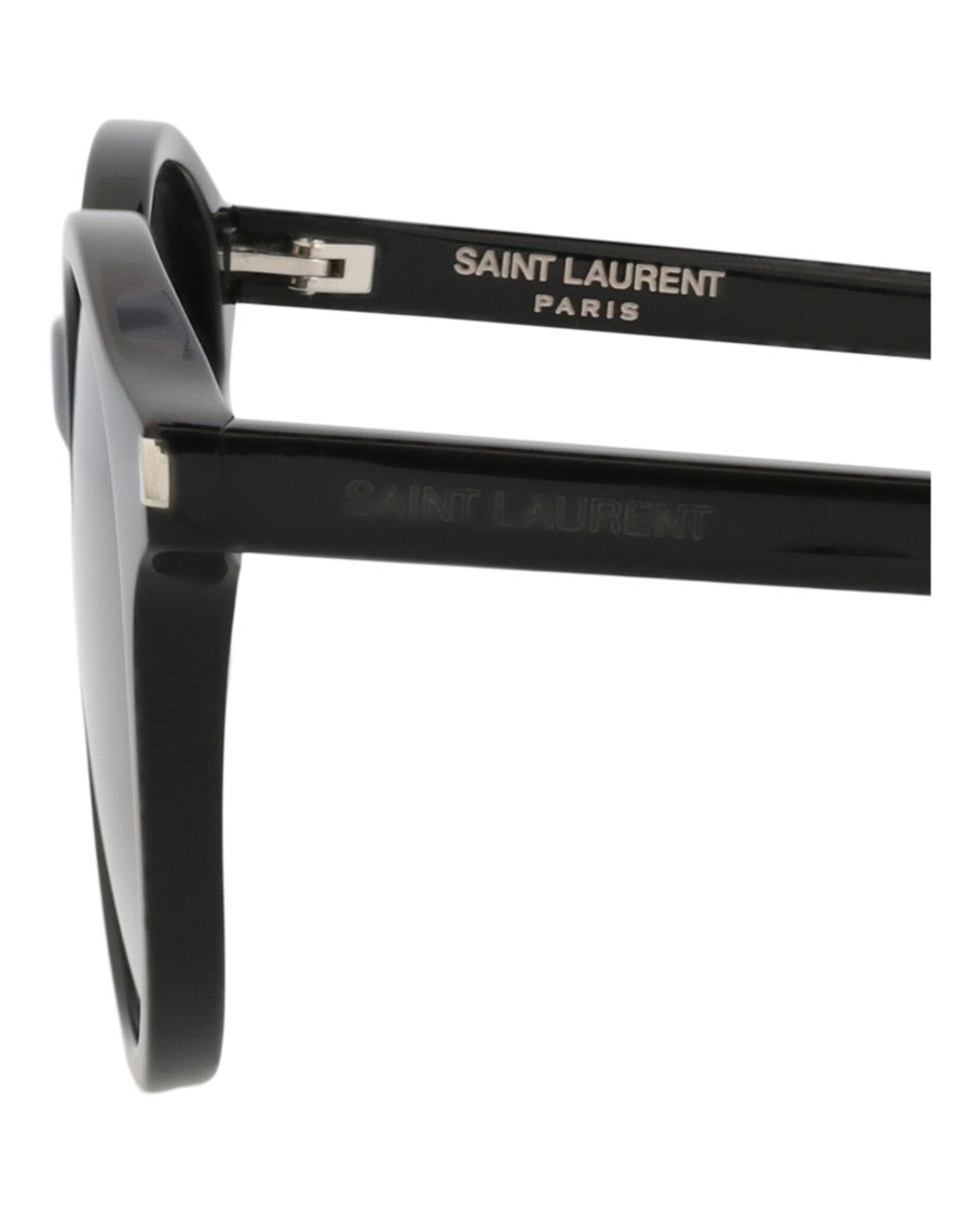 Saint Laurent Round-Frame Acetate Sunglasses