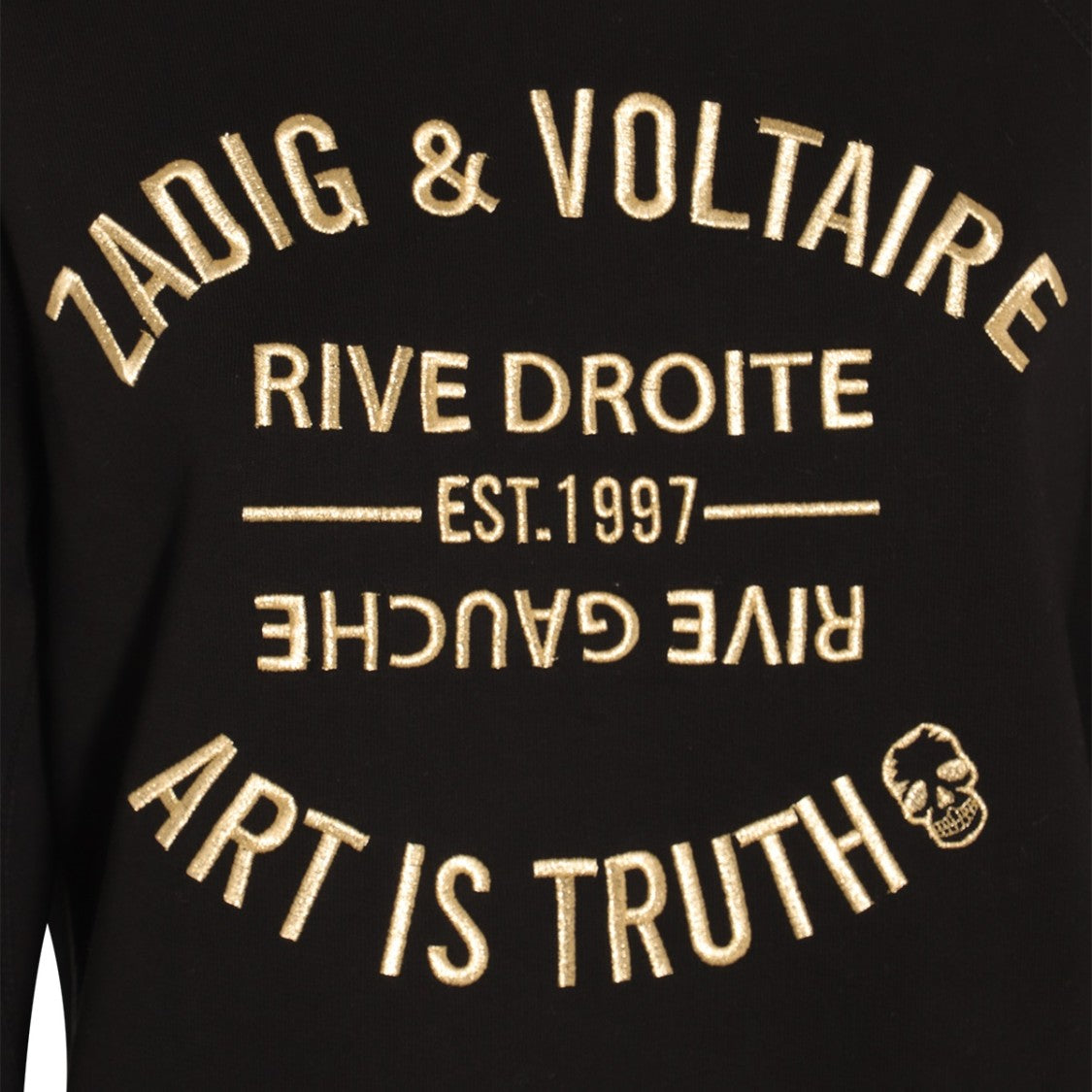Zadig & Voltaire Black Cotton Sweatshirt
