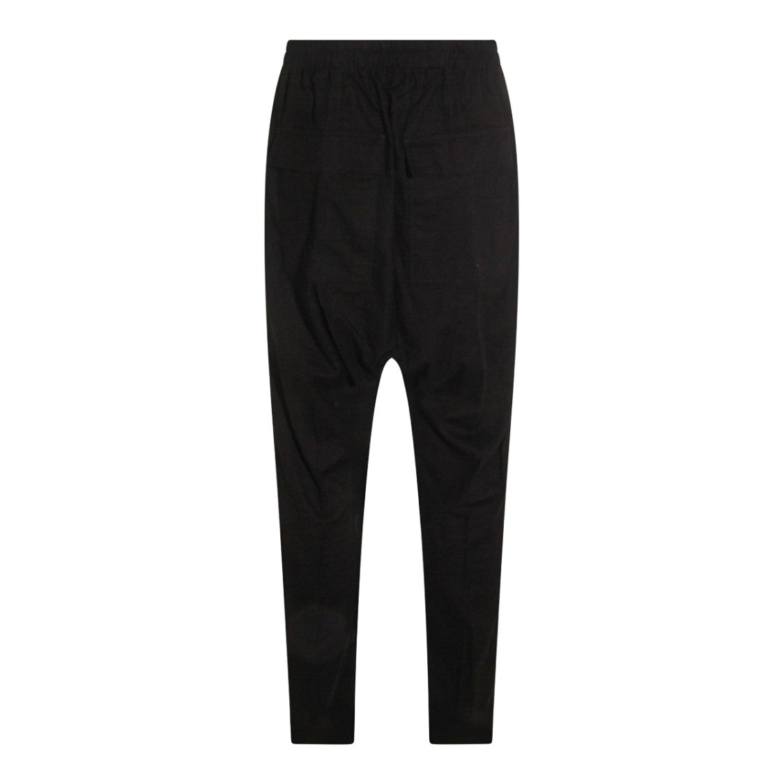 Rick Owens Black Cotton Pants