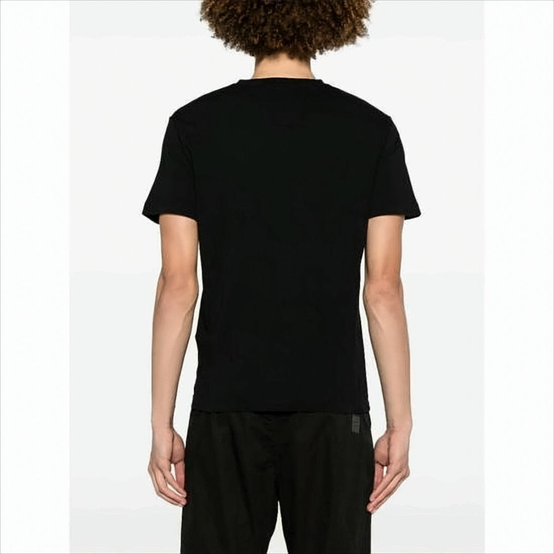 Stone Island Short-Sleeve Cotton T-Shirt With Iconic Emblem