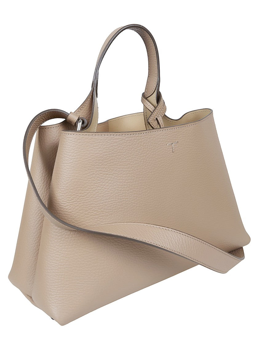 Tod's Pebbled Calfskin Shoulder Bag
