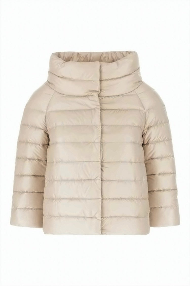 Herno Cropped Padded Jacket With Boxy Silhouette
