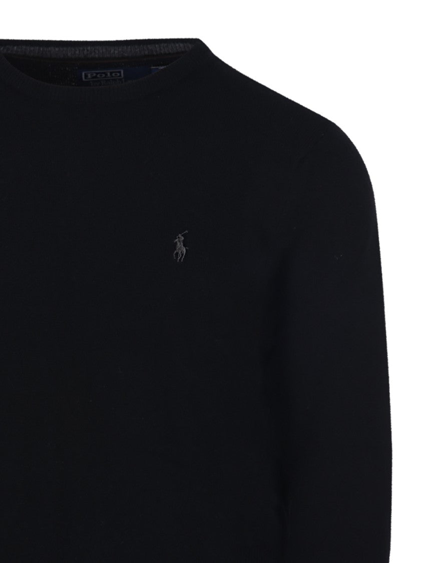 Polo Ralph Lauren Round Neck Black Sweater