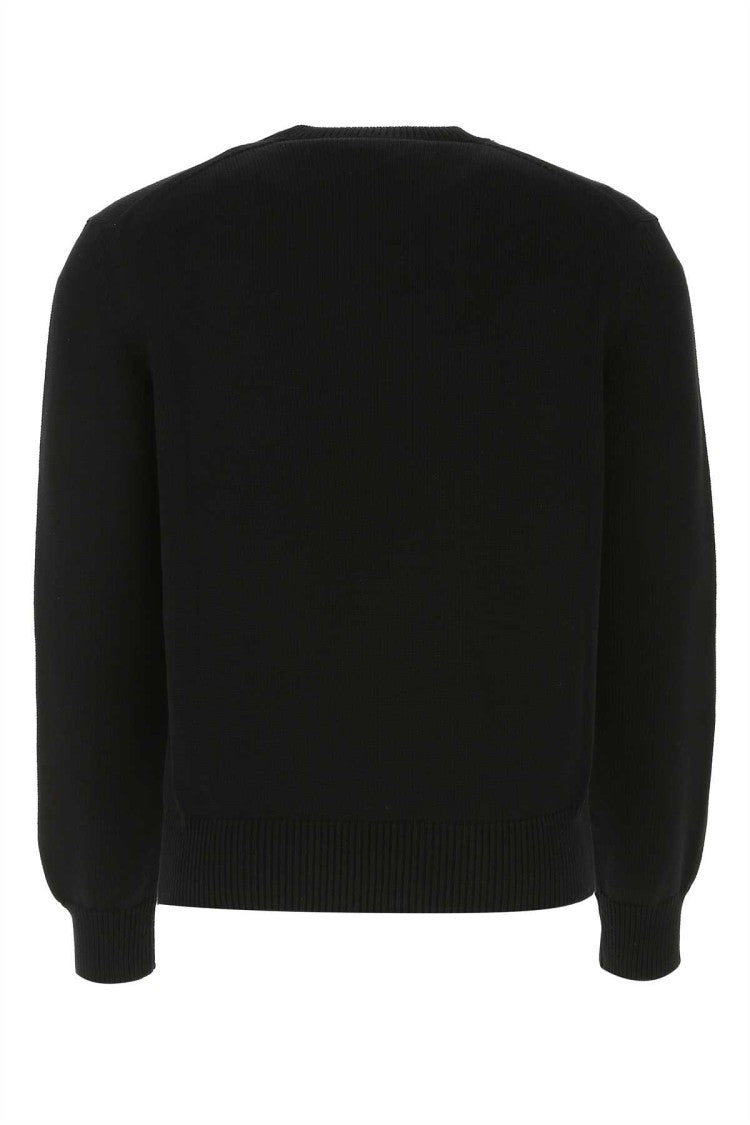 Alexander Mcqueen Black Cotton Sweater